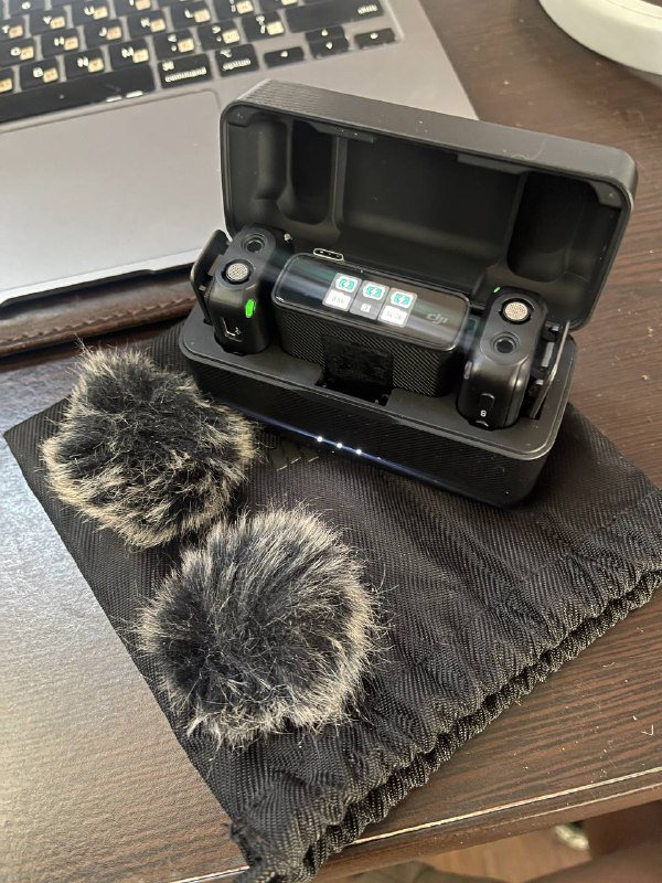 Микрофон DJI mic 1 с адаптерами