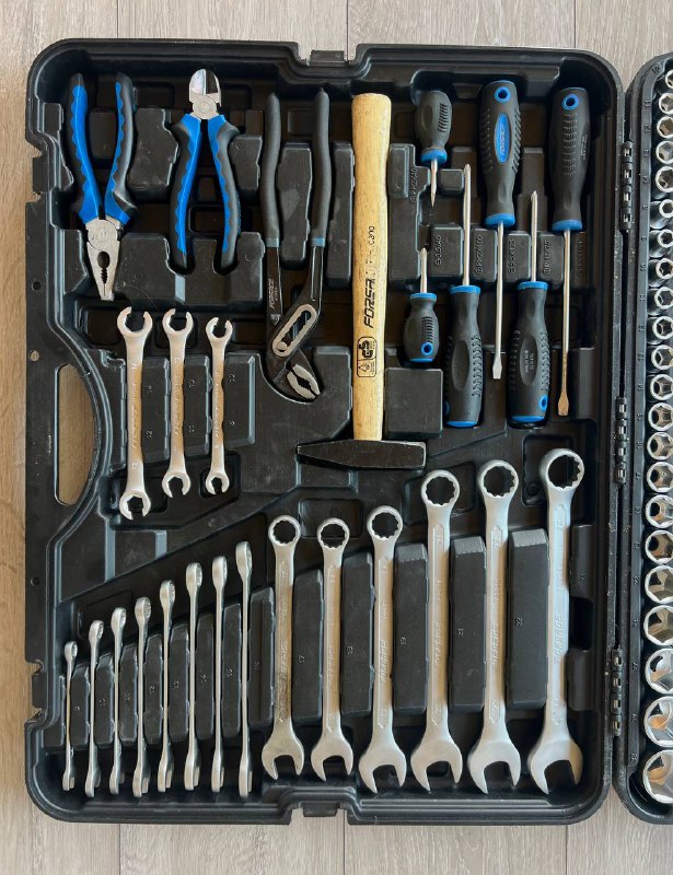 Forsage tool set 142 pieces + 6 pieces F-41421-5 4