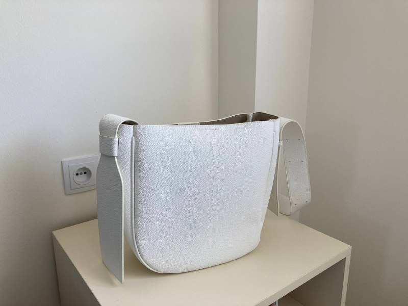 Сумка Mascotte через плечо белая эко-кожа 2