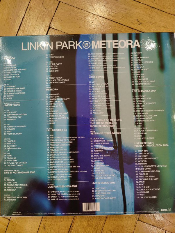 Linkin Park Meteora 20th Anniversary Edition Super Deluxe Box Set 3