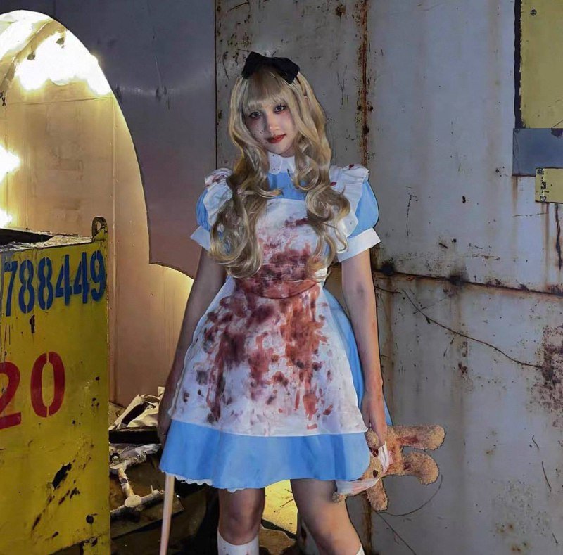 костюм Алиса в стране чудес для Хеллоуина 2