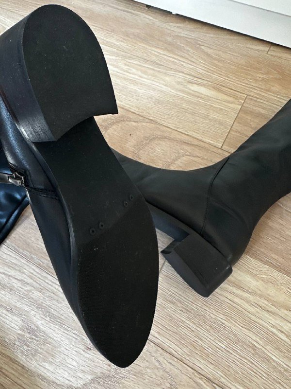 Кожаные сапоги женские размер 38 6