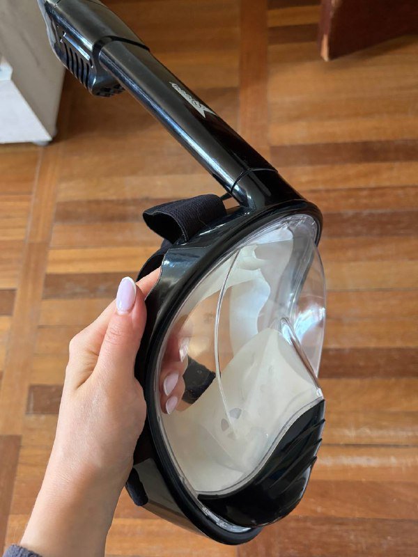 Маски для снорклинга б/у голубая L/XL, черная S/M 3