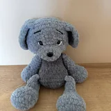 Вязанные игрушки, зайка, жираф, собака, морской котик, овечка 5