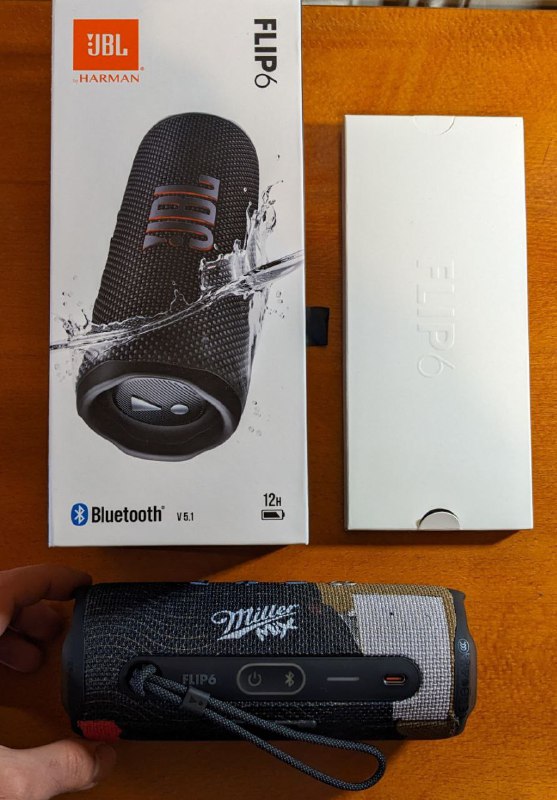 Портативная мощная блютуз колонка JBL Flip 6 4