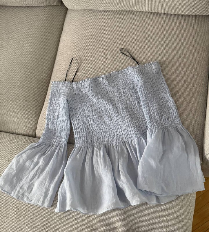 Блуза ZARA из 100% рами XS S M 4