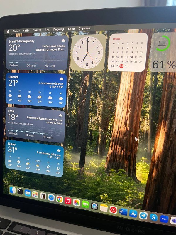 MacBook Pro 13 дюймов 2020 Apple M1 8GB RAM 3