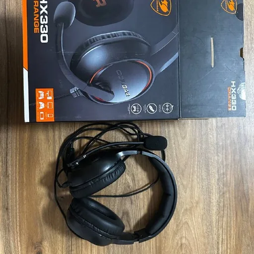 Игровые проводные наушники Cougar HX330 Orange