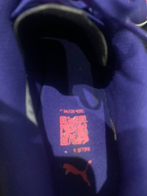 Кроссовки PUMA Ultra 5 Play TT сине-оранжевые мужские 44.5 5