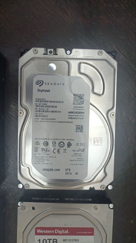 Б/у жёсткие диски HDD 6 ТБ, 8 ТБ, 10 ТБ 3