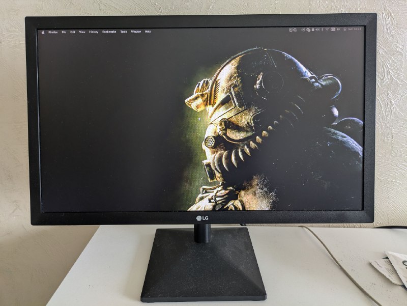 Монитор LG 21.5 дюйма, 75Гц, IPS, Full HD