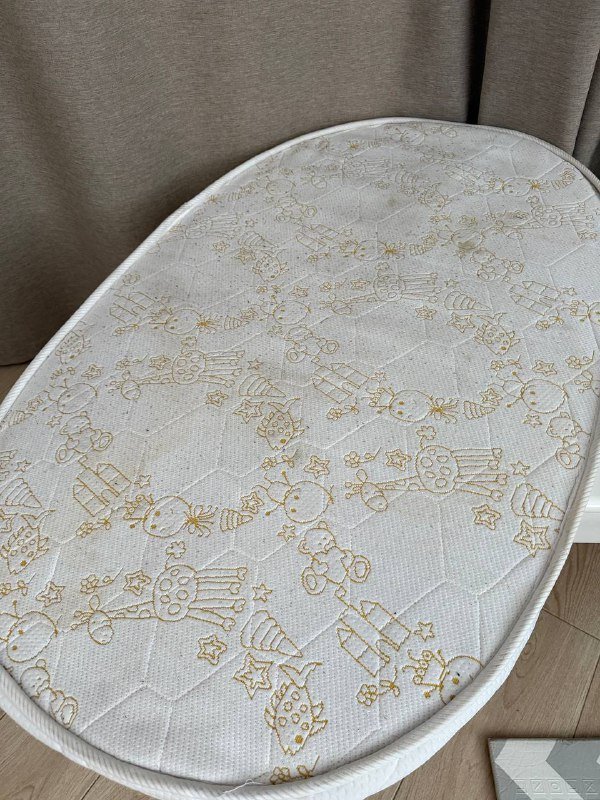 Матрас в кроватку трансформер круглый и овальный 3