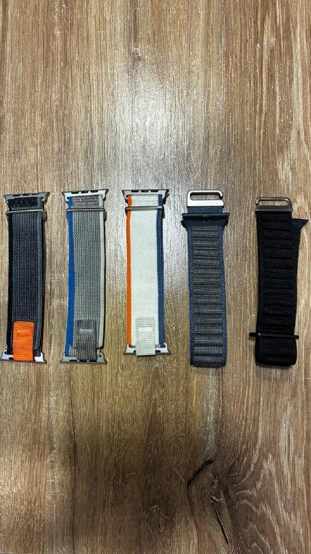 Ремешки для Apple Watch 42 44 45 mm, 5 штук