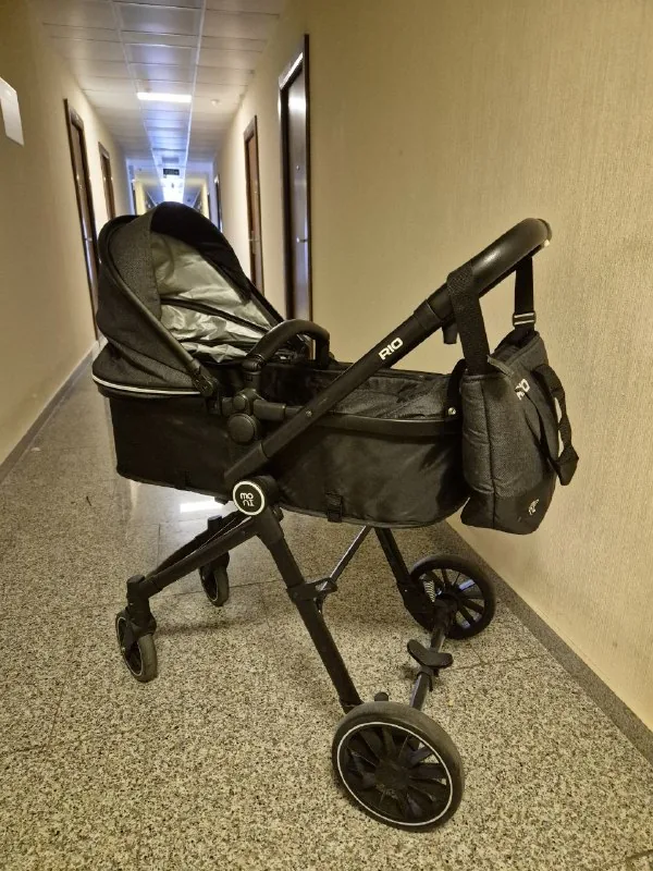 Коляска Moni 3 в 1 Set Rio Black 1