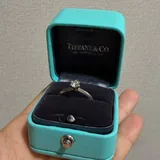 Original Tiffany platinum engagement ring 2