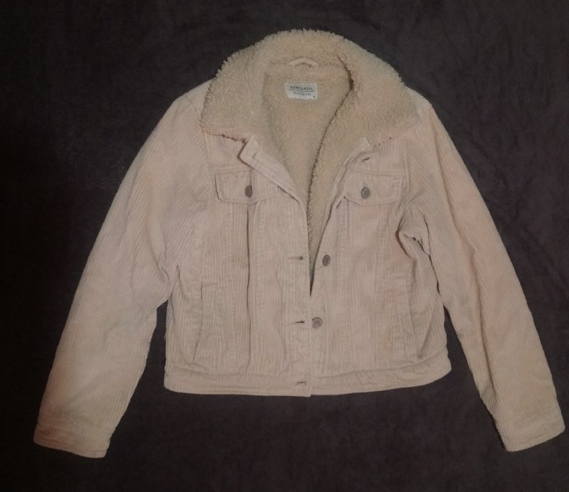 Куртка джинсовка бежевая LCW Waikiki оверсайз