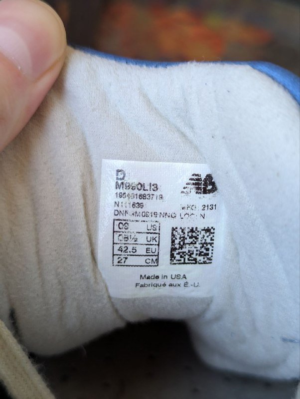 Кроссовки New Balance 990v3 Levi's, размер 42.5 5