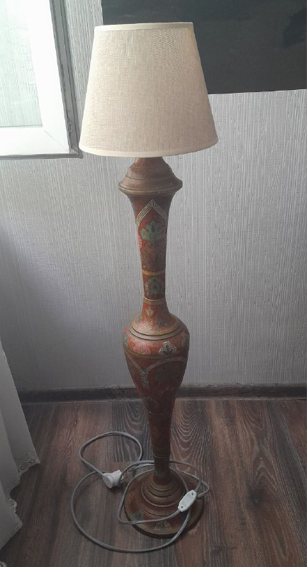 Торшер Индийский из латуни