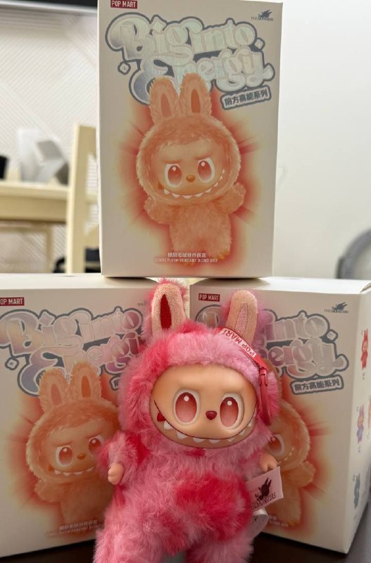 Labubu Big into energy plush toy 3