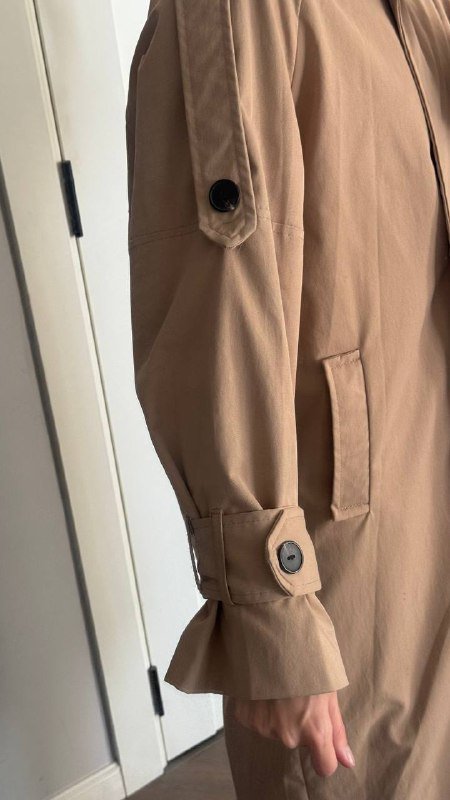 Плащ тренч на подкладке хлопок женский 4