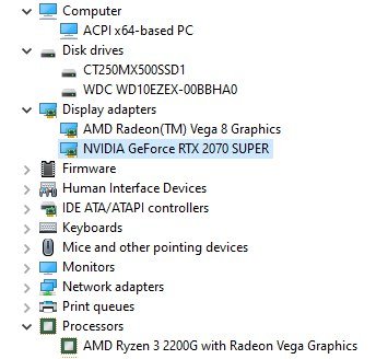 ПК с Gigabyte GeForce RTX 2070 Super, AMD Ryzen 3 2200G, 16 Гб RAM 4