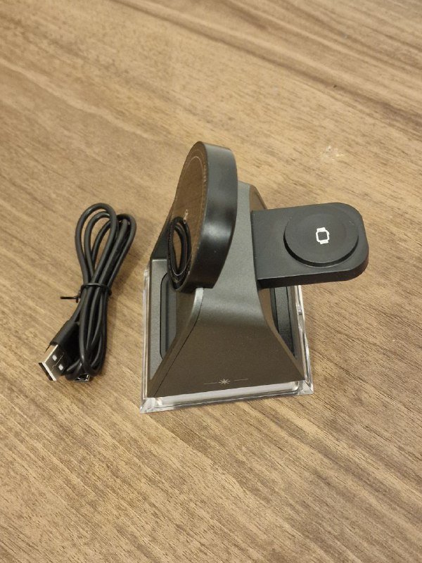 Магнитное беспроводное зарядное устройство с подсветкой для iPhone 3