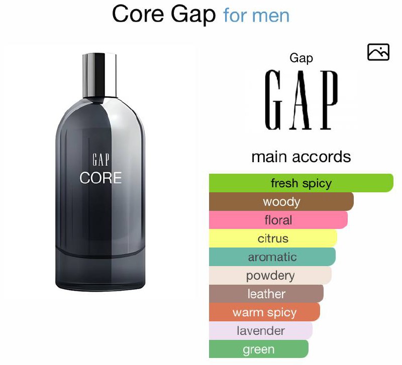 GAP Core мужская туалетная вода 100 мл 3