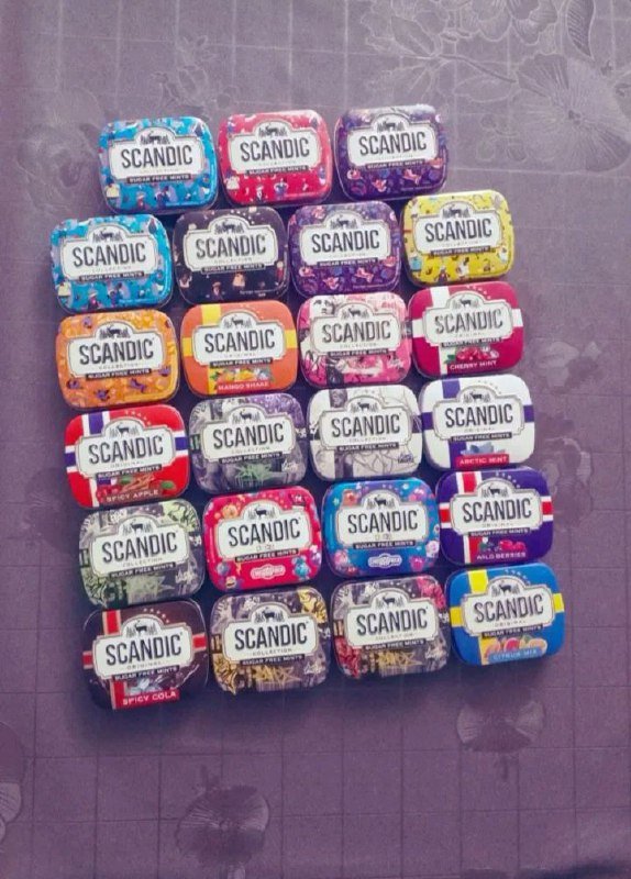 Коллекция пустых коробок Scandic