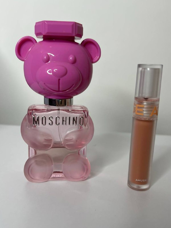 MOSCHINO toy bubble 30мл, AMUSE Soft Cream Cheek 02 Pink Toast