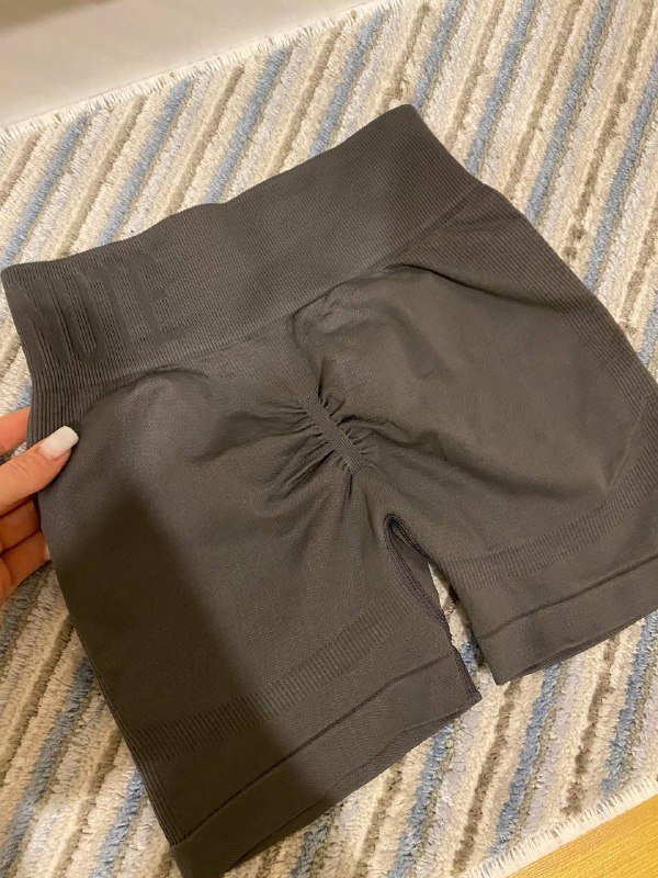 Женские шорты велосипедки Gym.Minute XXS-XS графит 4