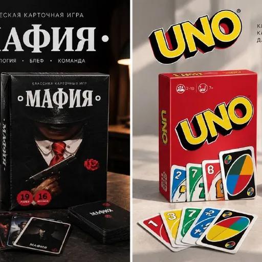 Игра Мафия, игра UNO, офисная мышка