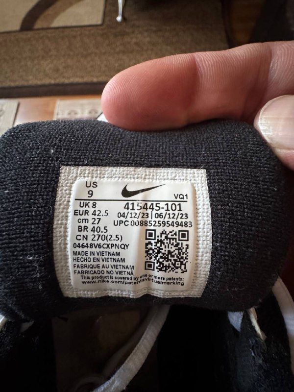 Ботасы Nike Air Monarch 42/5 27 см 6
