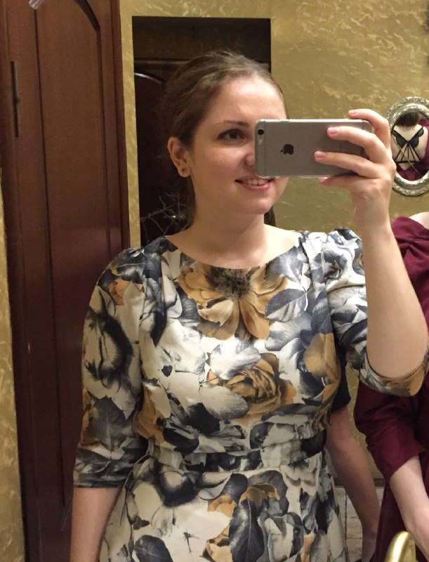 Платье ручной работы из шелка 3