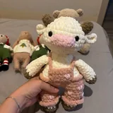 Игрушки ручной работы, мишка, коровка, эльфы, зайка 2