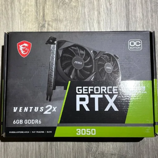 RTX GeForce 3050 6GB ვიდეო ბარათი