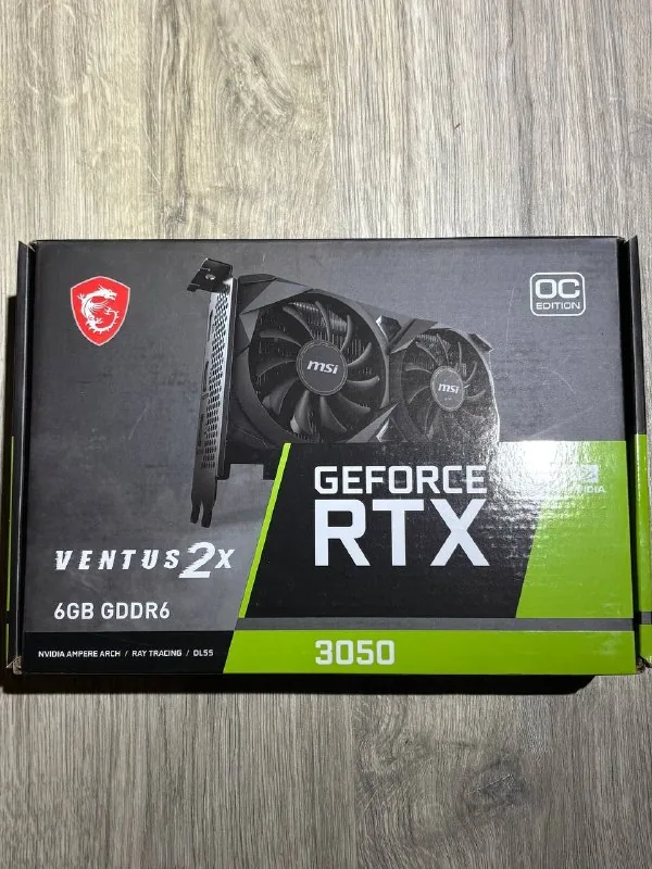 RTX GeForce 3050 6GB ვიდეო ბარათი 1