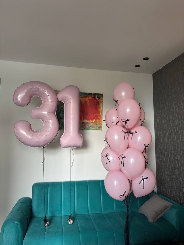 Шарики воздушные розовые 31 и другие