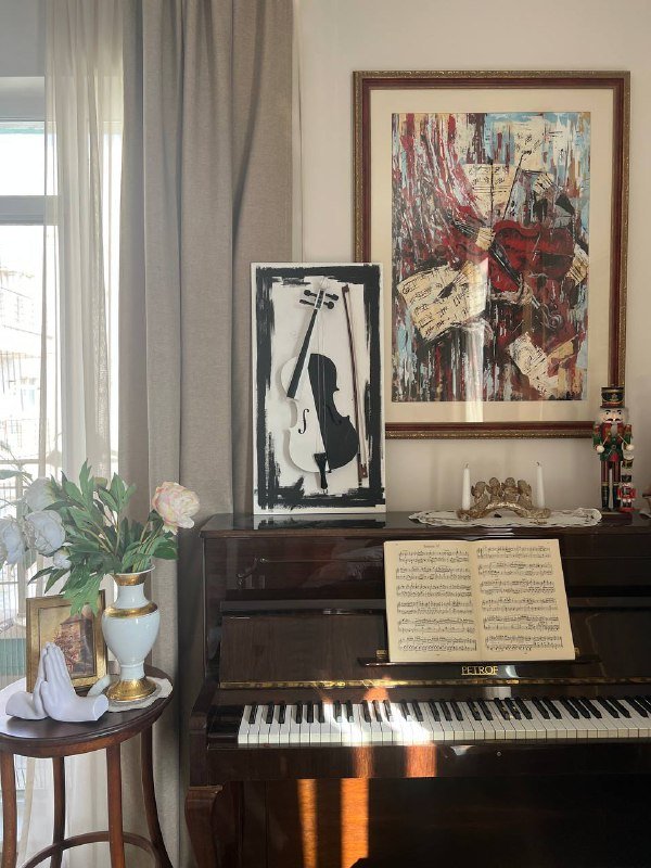 Интерьерное панно Скрипка Картина