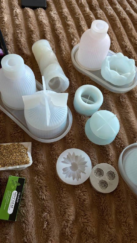 Набор для гипсовых фигурок, эфирные масла, красители, наклейки 2