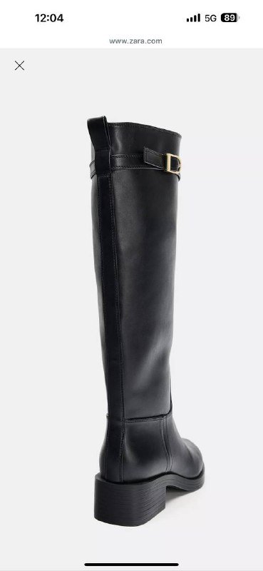 Сапоги Zara женские 40 размер 3