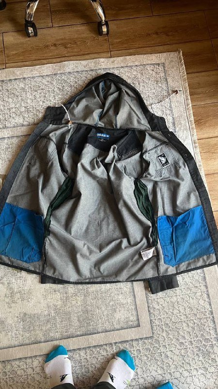 Adidas Originals джинсовая куртка с капюшоном, размер M 2