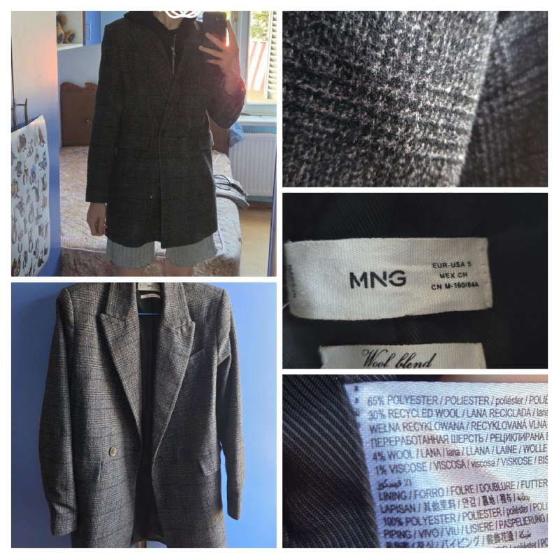 Женская одежда размеры S M полупальто 9