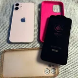 iPhone 12 mini 128GB, white, 2 cases, screen protector 2