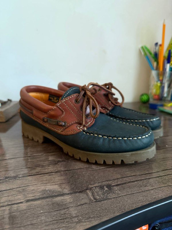 Винтажные Van Bommel Boat Shoes мужские и женские 4