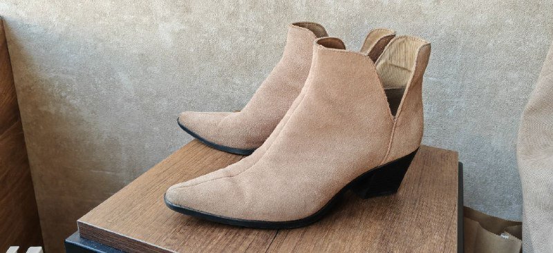 Ботильоны казаки Zara натуральная кожа размер 38 2