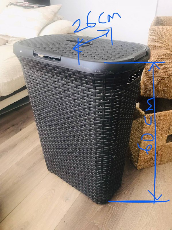 Корзина для белья и коробки для хранения IKEA 2