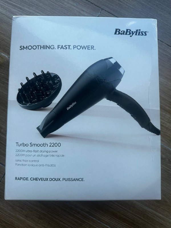 Фен BaByliss Turbo Smooth 2200 новый