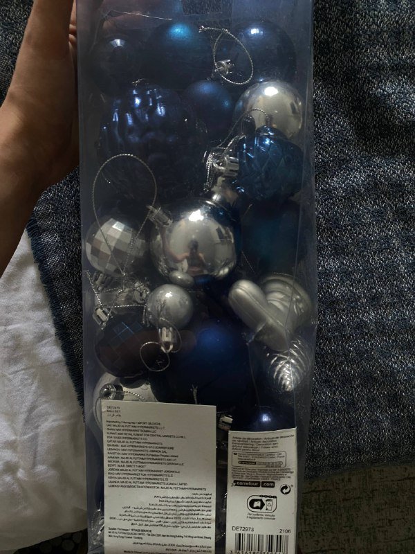 Елочные игрушки Carrefour 40 шт