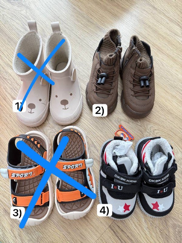 Детские ботинки размеры 21/22 3