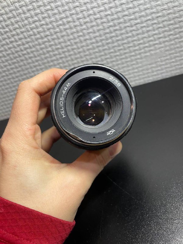 Объектив Helios 44–M 2/58 с переходником M4/3 2